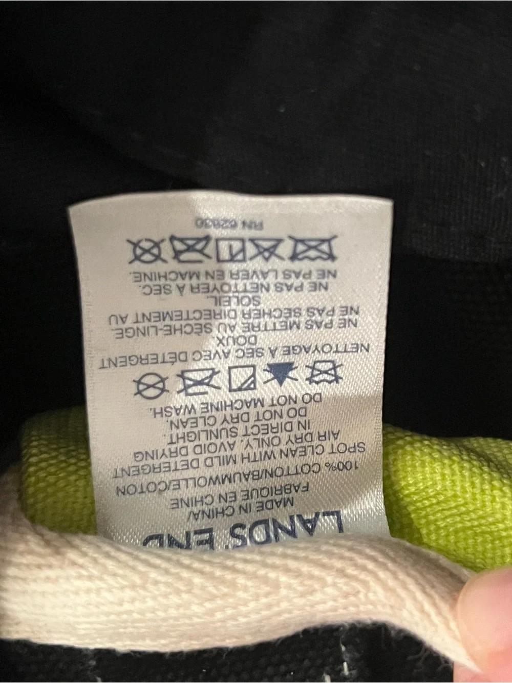 Land’s End Black & Lime Cat Face Backpack Bag - BOO Design